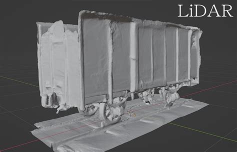 フォトグラメトリとlidarの比較 すずめ模型