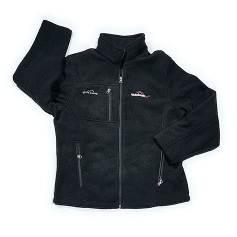 Eddie Bauer Fleece Jacket Black Nussbaum Company Store