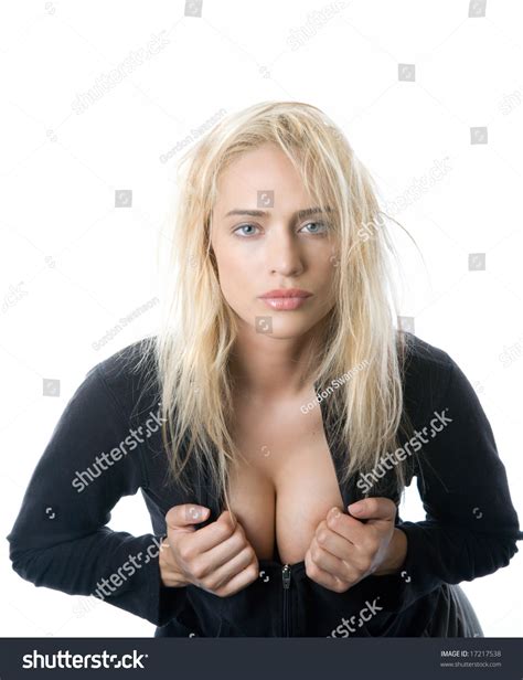 Busty Blonde Stock Photo 17217538 Shutterstock