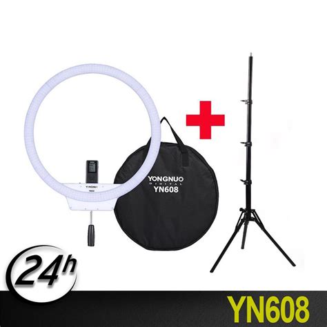 YongNuo YN608 Selfie Ring Light 3200K 5500K Bi Color Temperature