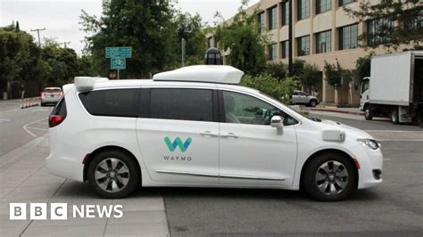 Waymo Self Driving Taxi Confused By Traffic Cones Flees Help Bbc News