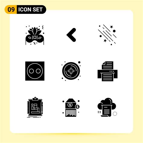 Creative Icons Modern Signs And Symbols Of Add Equipment Shooting