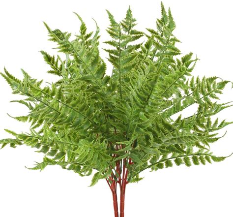 Xhxstore Pcs Artificial Fern Plants Fake Fern Indoor Outdoor Hanging