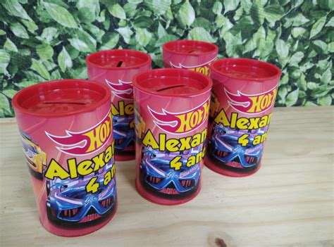Hot Wheels Cofrinho Personalizado Pronta Entrega Elo