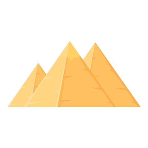 Premium Vector Sky Pyramid Icon Cartoon Vector Egypt Ancient Giza