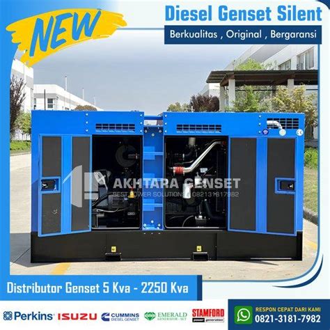 Jual Genset Silent 40 Kva Super Silent Type Jual Genset Surabaya