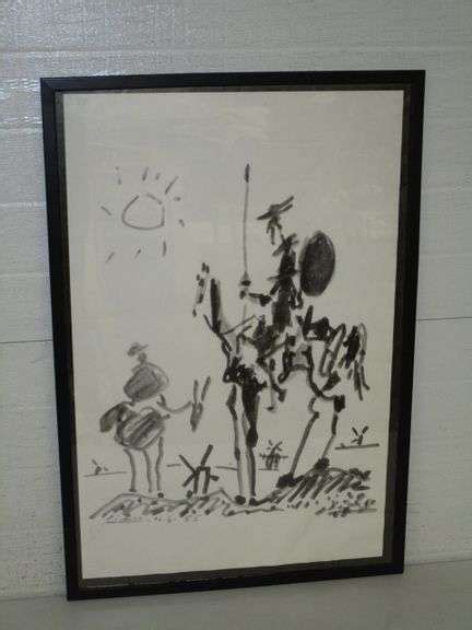 Frame Pablo Picasso Poster Print Oberman Auctions