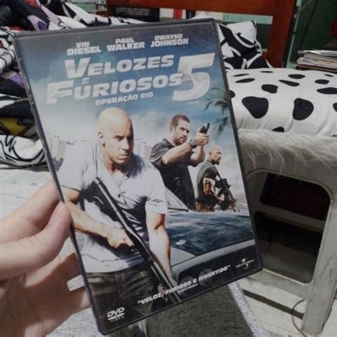 Dvd Velozes e Furiosos 5 operação Rio novo original intacto Shopee