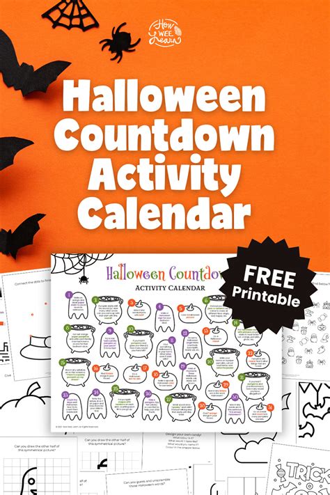 Halloween Countdown Calendar - How Wee Learn