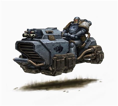 Space Wolves Grav Bike Art By Tim Remin 40K Gallery