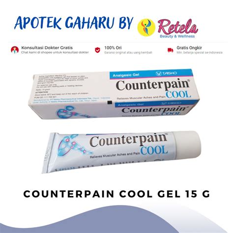 Jual COUNTERPAIN COOL GEL 15GR Shopee Indonesia