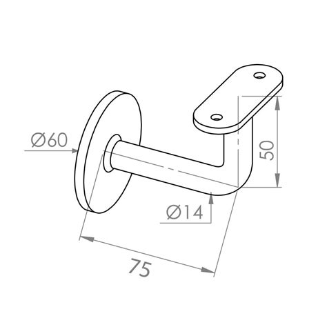 Support Main Courante Noir Type Plat En Ligne Prix R Duit