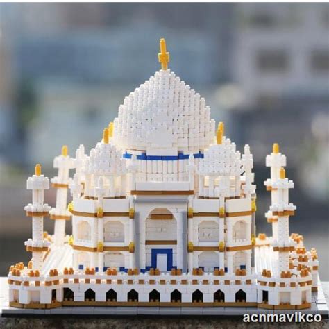 Tương thích với Lego Taj Mahal Khối Xây Dựng Người Lớn Độ Khó Lớn Lâu