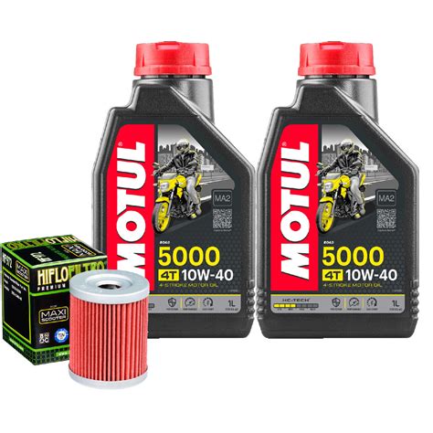 Kit Tagliando Olio Motul W Filtro Per Sym Scooter I Max