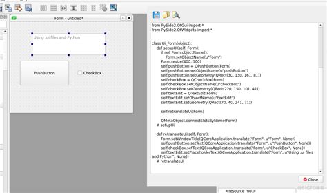 Pyside6ui文件来自designer或qtcreater与quiloader和pyside6 Uic一起使用51cto博客