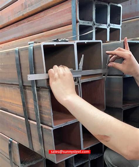 Rectangular Hollow Section Rectangular Pipe Hot Rolled Rectangular Steel Tube Sunny Steeel