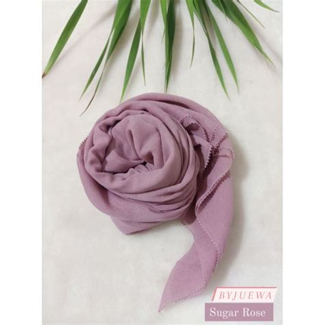 Eyelash Cotton Shawl Premium HOT Nude Color High Quality Selendang Shawl Cotton Material
