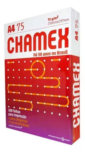 Resma Chamex Papel A4 75g Premium 500 Hojas No Boreal