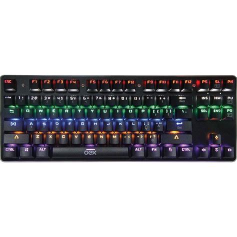 Teclado Gamer Spectrum Oex Mec Nico Switch Blue