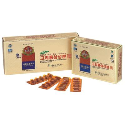 Korean Red Ginseng Extract Soft Capsule Korean Ginseng Research Co Ltd