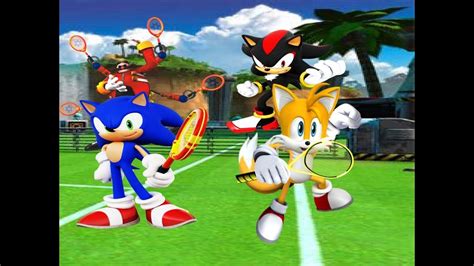 Sonic Plays Sega Superstar Tennis Tournament Mode Youtube