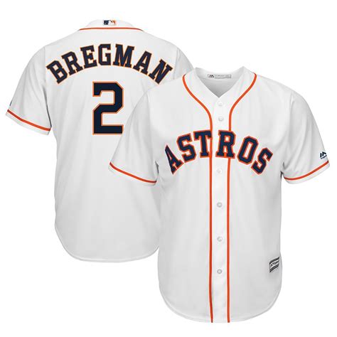 Alex Bregman Houston Astros Majestic Home Official Cool Base Player