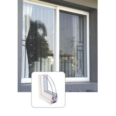 Upvc Track Sliding Window At Rs Square Feet Unplasticized