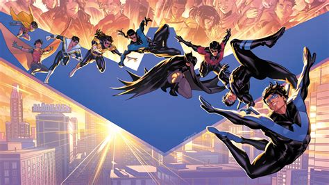 Nightwing Cover Art Celebrates Dick Grayson S Long And Colorful