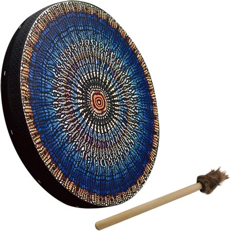 Shamanic Hand Drum Handmade Shaman Drum Vegan Shamanic Alchemical Moon