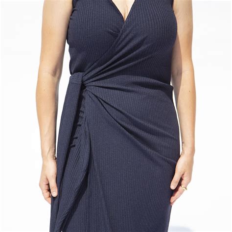 Sleeveless Wrap Dress Hackwith Design House