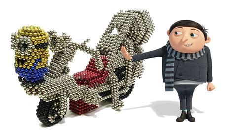 Diy Gru Bike In Minions The Rise Of Gru Movie With Magnetic Balls