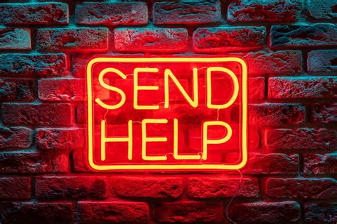 Send Help Neon Led Sign Etsy