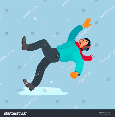 253 Person slipping on ice Stock Illustrations, Images & Vectors | Shutterstock