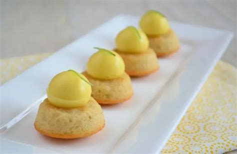 Financiers Met Lemon Curd Laura S Bakery