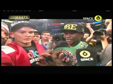 Floyd Mayweather Venci Al Argentino Marcos Maidana Youtube