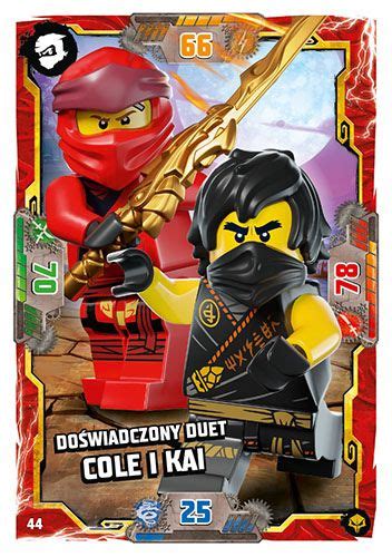 LEGO NINJAGO TCG7 Następny Poziom Nr 44 Doświadczony duet Cole i