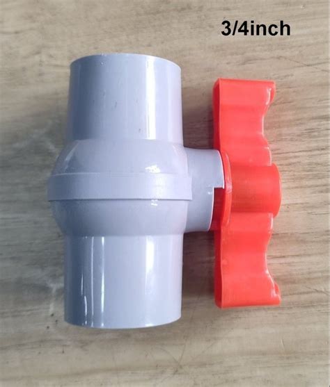 PVC Solid Ball Valve Water Size 3 4inch Length At Rs 25 Piece In