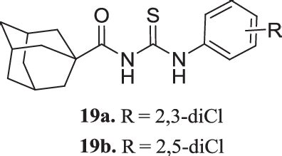 Structures Of 1 Adamantan 1 Ylcarbonyl 3 Di Chlorophenyl Thiourea