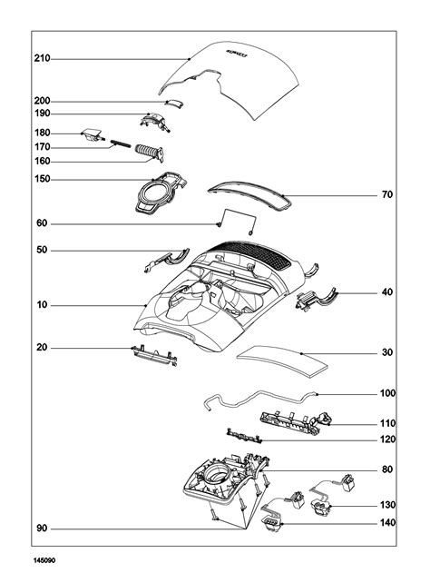 Miele Parts - Complete C3 Brilliant - Casing Top | VacuumStore.com