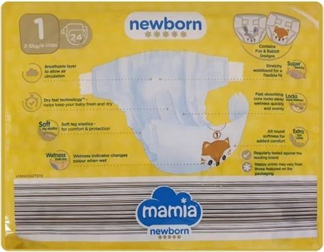 Pcs Aldi New Born Babies Size Nappies Mamia Nappies Comfort