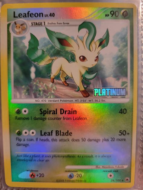 leafeon pokémon card 10