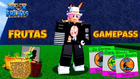 Blox Fruits Mas A Cada Fruta Aleatoria Uma Gamepass Youtube