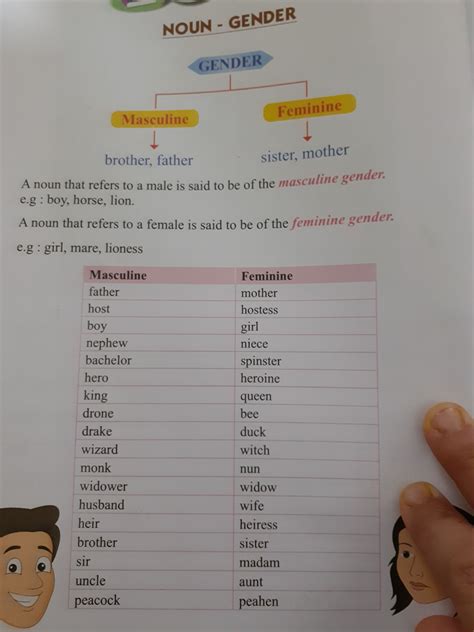 Noun Genderjpeg English Grammar Notes Teachmint