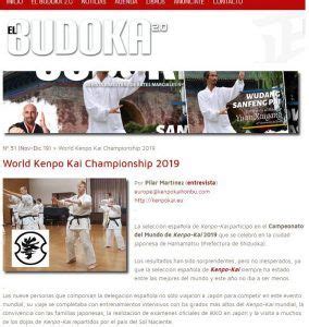 Art Culo Sobre El Mundial De Kenpo Kai En La Revista El Budoka