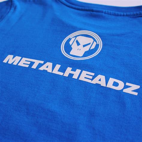 Metalheadz Logo Kids T Shirt Bright Blue