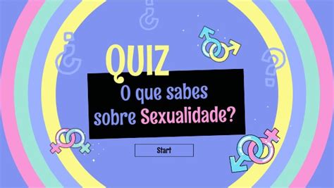 O Que Sabes Sobre Sexualidade