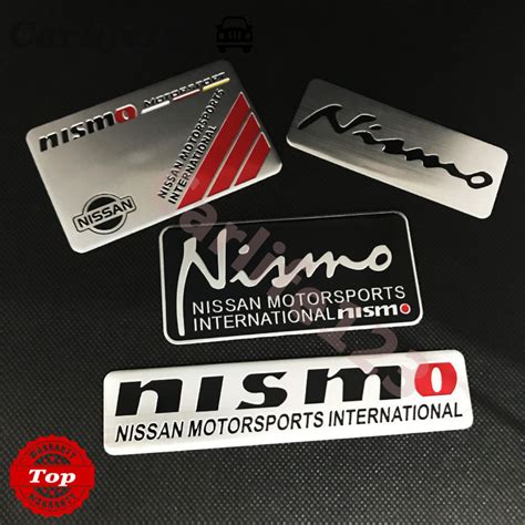 Nissan Nismo Letter Aluminum Car Body Sticker Decal Badge For X Trail