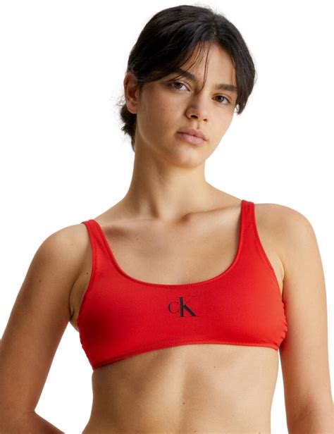 Calvin Klein CK Monogram Bralette Bikini Top Belle Lingerie Calvin