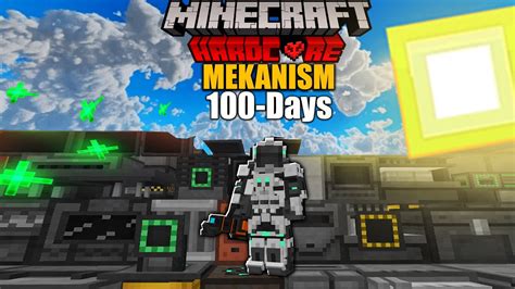 Survive Days In Mekanism Mod Only Minecraft Hardcore Youtube