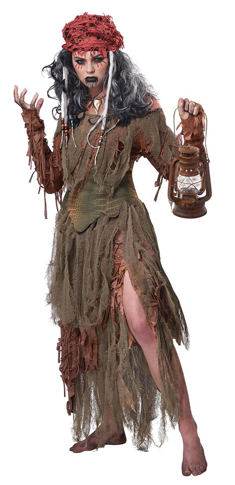 Voodoo Swamp Witch Adult Costume Size Small